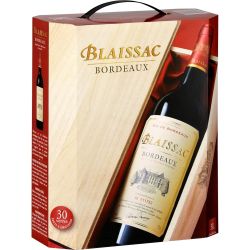 Blaissac Vin Rouge Bordeaux Merlot - Cabernet Sauvignon Franc : La Fontaine De 3L