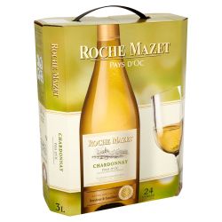 Roche Mazet Vin Blanc Chardonnay Pays D'Oc : Le Cubi De 3L