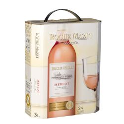 Roche Mazet Vin Rosé Merlot Pays D'Oc : La Fontaine De 3L