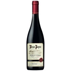 Vieux Papes Vin Rouge Merlot Syrah : La Bouteille De 75Cl