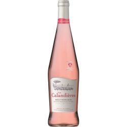 Les Calandières Vin Rosé Provence/Corse I.G.P. Mediterranée : La Bouteille De 75Cl