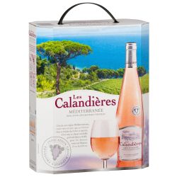 Les Calandières Vin Rosé Méditerranée : Le Cubi De 3L