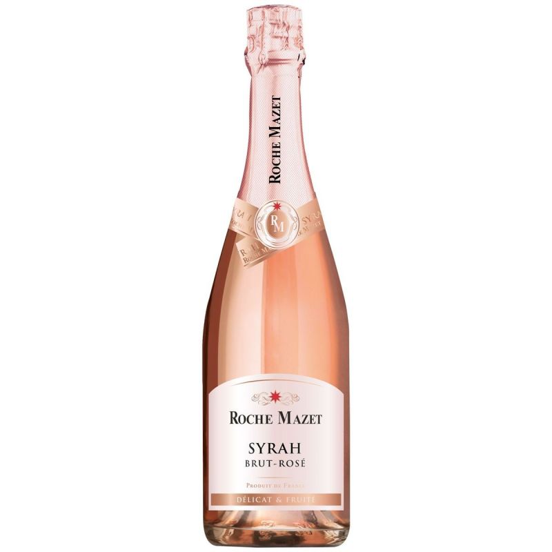 Roche Mazet Vin Effervescent Syrah Brut Rosé 75Cl