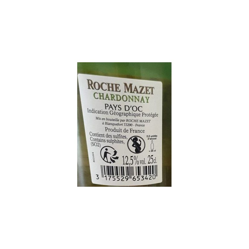 Roch.Mazet Igpoc Chard.Blc Roc.Mazet 25Cl