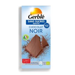 Gerblé Chocolat Noir S/Sucres Ajoutés : La Tablette De 80 G