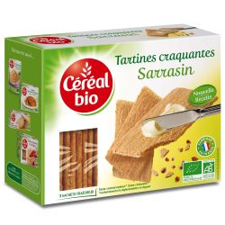 Céréal Bio Tartines Craquantes Sarrasin : La Boite De 145 G