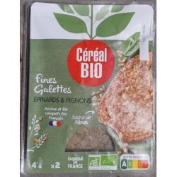 Cereal Bio 180G F. Galet Epinard Pign