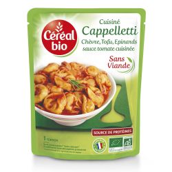 Céréal Bio Plat Cuisiné Cappelletti Tofu/Épinard : Le Sachet De 220 G