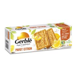 Gerblé Biscuits Pavot Citron : Le Paquet De 16 - 200 G