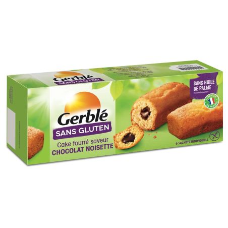 Gerblé Gâteaux Cake Chocolat Sans Gluten : Les 6 Cakes De 35 G