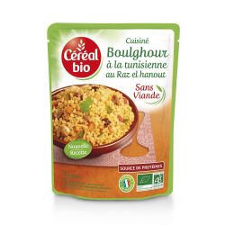 Céréal Bio Plat Cuisiné Boulghour À La Tunisienne : Le Sachet De 220 G