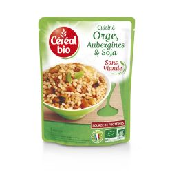 Céréal Bio Plats Cuisinés Orge/Aubergines/Soja : Le Sachet De 250 G