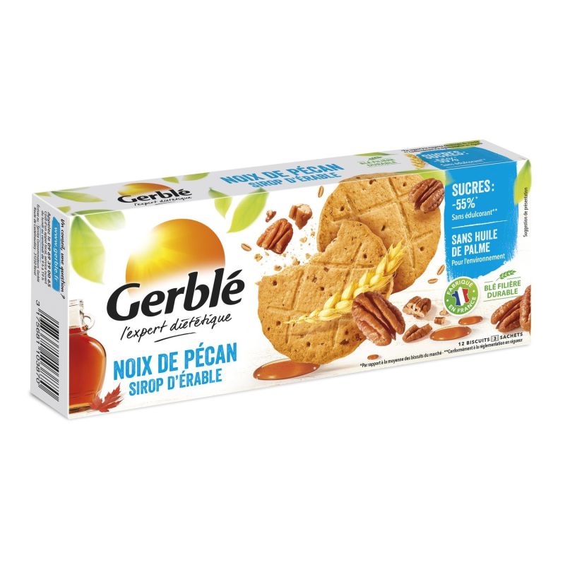 Gerblé Sablé Noix De Pécan Sirop D'Érable : La Paquet 132G