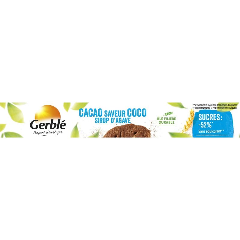 Gerblé Biscuits Sablé Coco Cacao : Le Paquet De 132 G