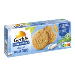 Gerblé Biscuits Coco Sans Sucres : Le Paquet De 12 - 132 G