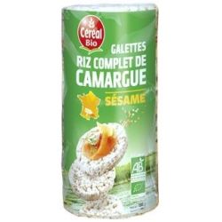 Cereal Bio 130G Galette De Riz Complet Sesame