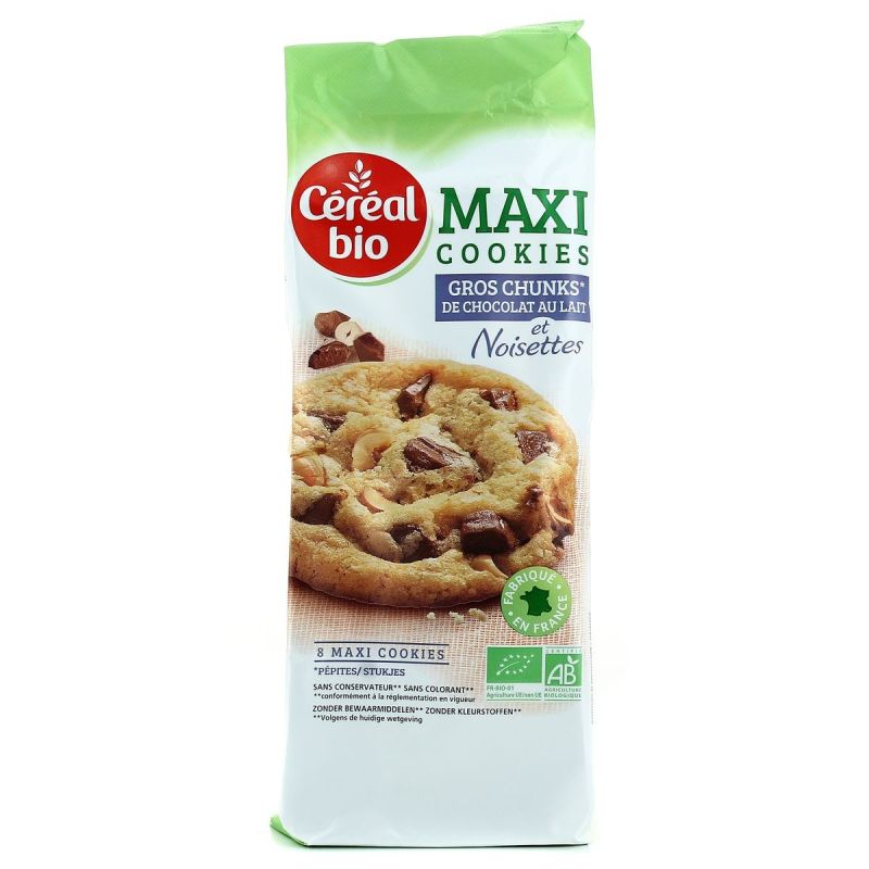 Cereal Bio 185G Maxi Cookie Choco Noisette