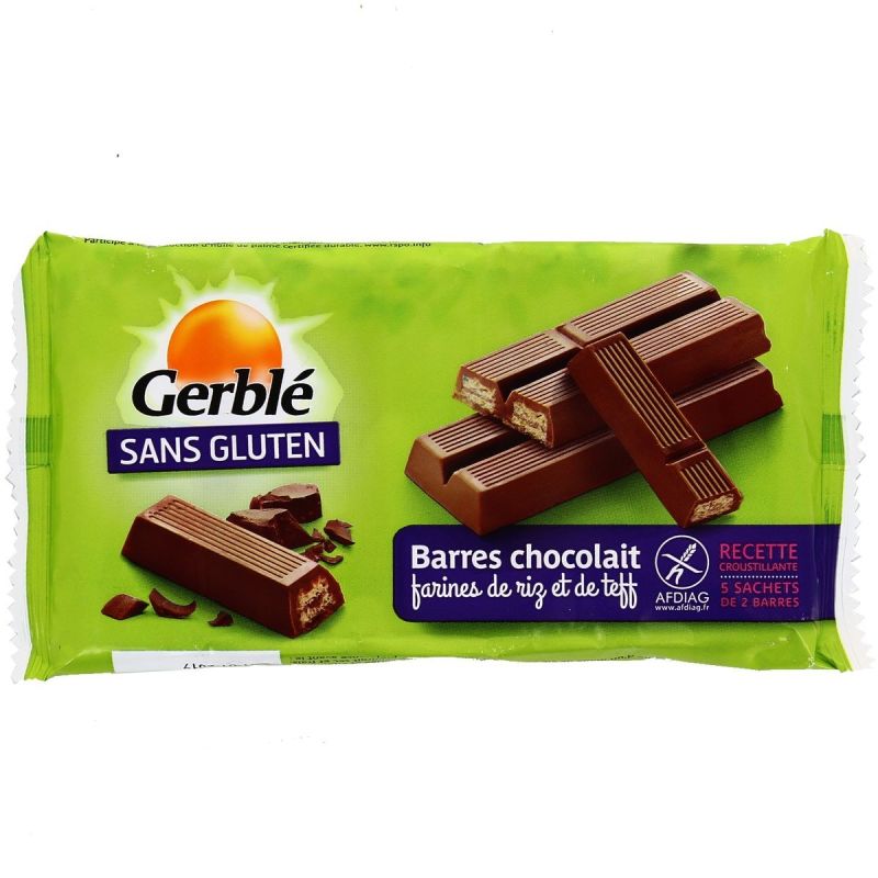 Gerble 107.5G Barre Chocolait Sans Gluten