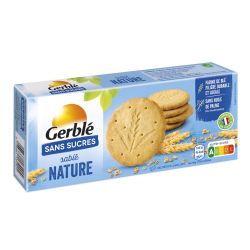 Gerblé Biscuits Sablé Nature S/Sucres : La Boite De 12 - 132 G