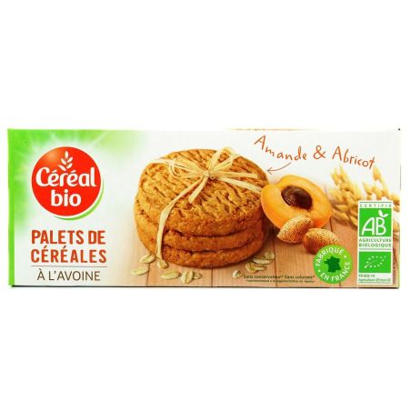 Cereal Bio 140G Palets Avoine Am.Abricot