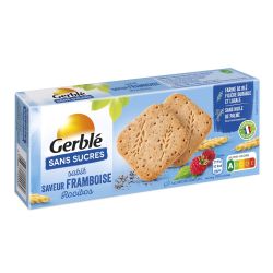 Gerblé Biscuits Sablé Framboise Rooibos S/Sucres : La Boite De 12 - 150 G