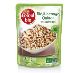 Céréal Bio Mélange Blé, Riz Rouge, Quinoa : Le Sachet De 220 G