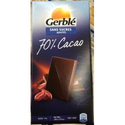 Gerble Gerb.Choc Nr 70% Cacao Ss 80G