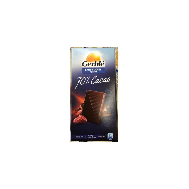 Gerble Gerb.Choc Nr 70% Cacao Ss 80G