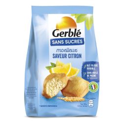 Gerblé Gâteaux Moelleux Citron Sans Sucres : Le Sachet De 196G