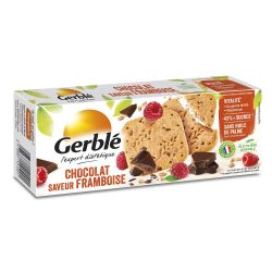 Gerblé Biscuits Sablé Chocolat Framboise : Le Paquet De 12 -140 G