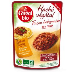 Céréal Bio Plat Cuisiné Haché Façon Bolognaise/Soja : Le Sachet De 250 G