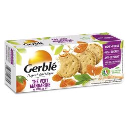 Gerblé Biscuits Sablés Thé Vert Et Mandarine : La Boite De 156G