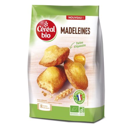 Cereal Bio Céréal Madeleines À L'Épeautre : Le Paquet De 8 - 200 G