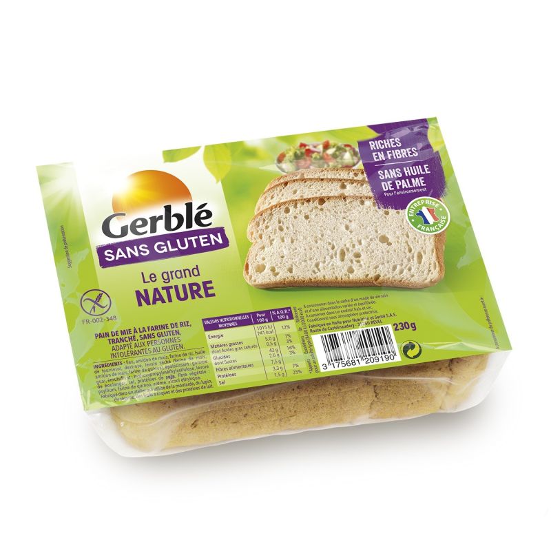 Gerblé Pain De Mie : Les 2 Pains 150 G