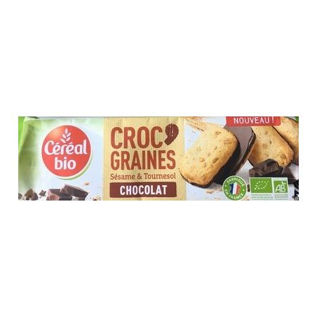 Cereal Bio 145G Croc Graines Choco Ceral