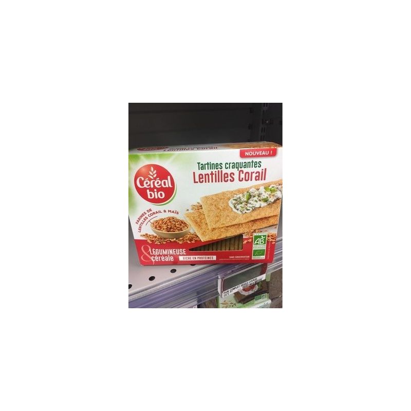 Cereal Bio 145G Tartines Craq Lent Corail