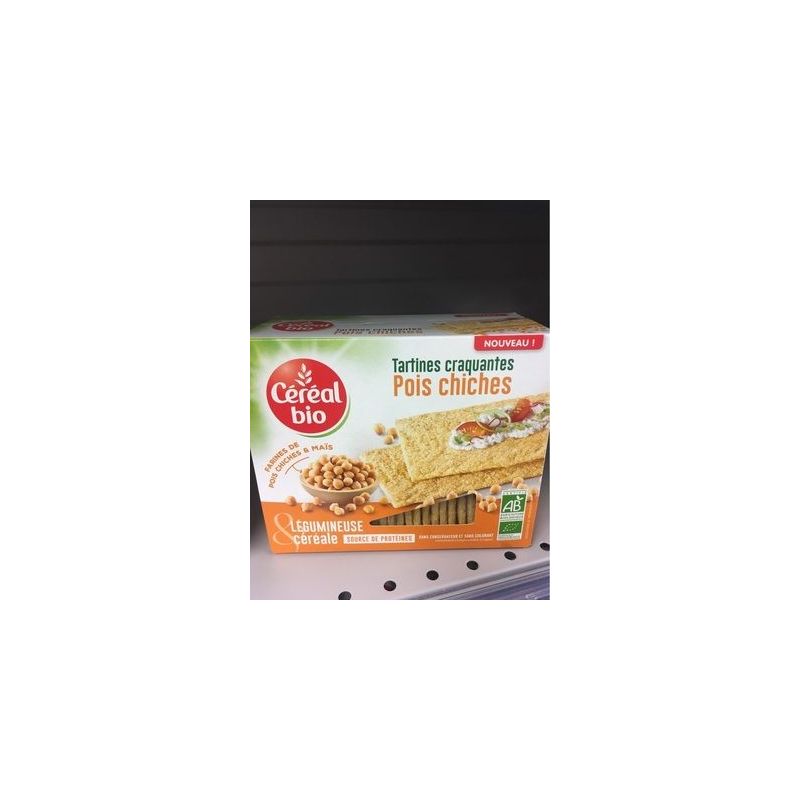 Cereal Bio 145G Tartines Craq Pois Chiche