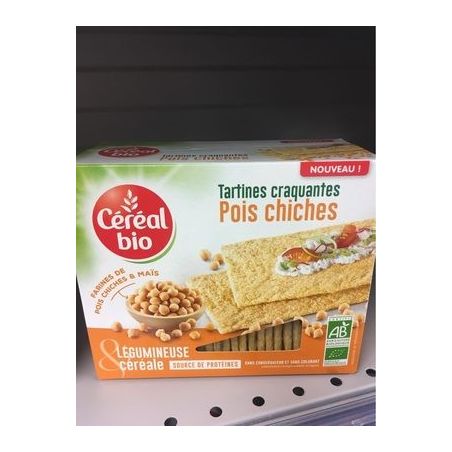 Cereal Bio 145G Tartines Craq Pois Chiche
