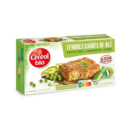 Céréal Bio Galettes De Blé Petit Pois Courgette Curry : Les 2 100G