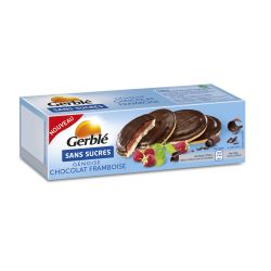 Gerblé Biscuits Génoise Chocolat Framboise Sans Sucres : Le Paquet De 140G
