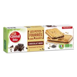 Cereal Bio Céréal Biscuits Fourrés Au Chocolat Noir : Le Paquet De 125G