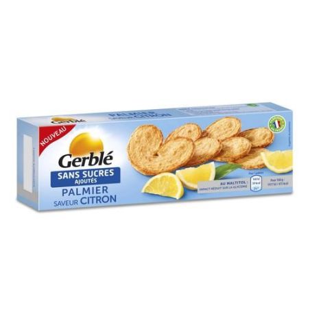 Gerblé Palmier Saveur Citron Sans Sucre Ajoutés 100G