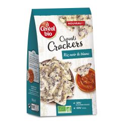 Céréal Bio Biscuits Crackers Riz Blanc & Noir : Le Paquet De 80G