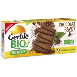Gerble Gerblé Sablés Au Chocolat Et Pavot 120G
