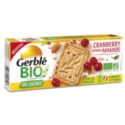 Gerblé Biscuit Sablé Amande & Cranberry Bio : La Boite De 132G