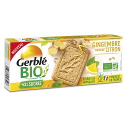 Gerblé Biscuit Sablé Citron Gingembre Bio : La Boite De 132G