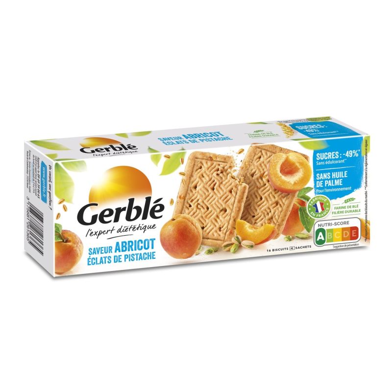 Gerblé Saveur Abricot Éclats De Pistache 160 G