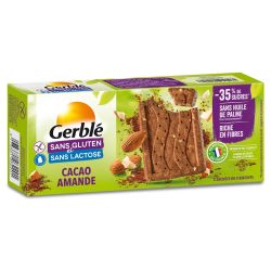 Gerblé Biscuits Cacao & Amandes Sans Gluten : La Boite De 150G