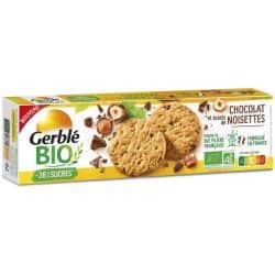 Gerblé Biscuits Sablés Chocolat Et Éclats De Noisettes 130G