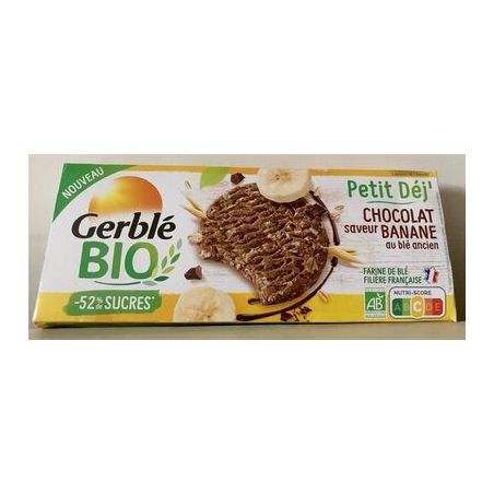Gerble Bio Bisc.Choco Ban.132G
